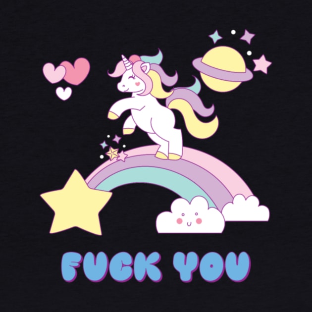 Fuck you unicorn by Xizin Gao